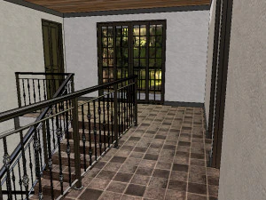 furnished rural house 3D Model
