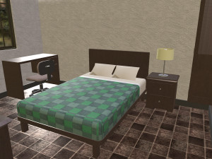 furnished rural house 3D Модель