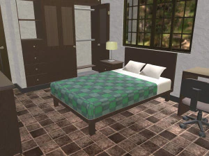 furnished rural house 3D Model
