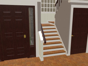furnished suburban house 3D 모델