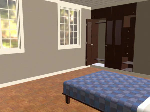 furnished suburban house 3D Model
