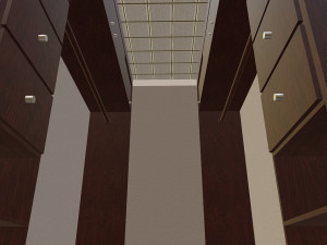 furnished suburban house 3D 모델