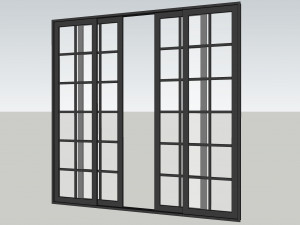 Various types of doors and windows 3D Model