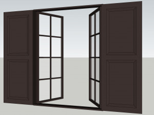 Various types of doors and windows 3D Model