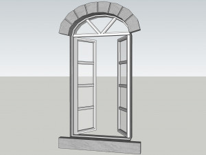 Various types of doors and windows 3D Model