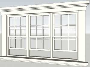 Various types of doors and windows 3D Model