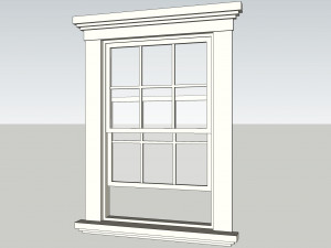 Various types of doors and windows 3D Model
