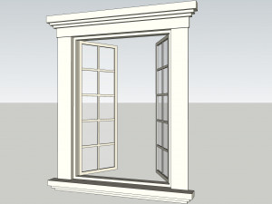 Various types of doors and windows 3D Model