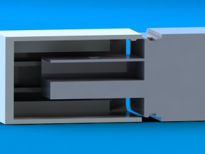 Flash drive with cover 3D 打印模型