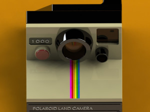 Polaroid Land 1000 3D 打印模型