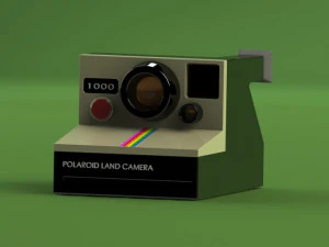Polaroid &Uuml;lkesi 1000 3D Baskı Modeli