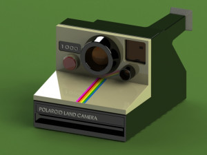 Polaroid Land 1000 3D 打印模型