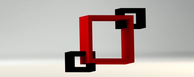 Modern shelf 3D Model .c4d .max .obj .3ds .fbx .stl .blend 