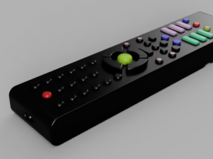 Remote TV control 3D 打印模型