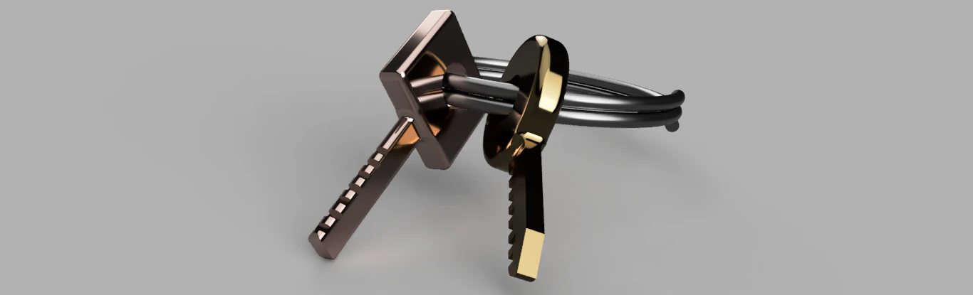 Keys 3D Print Model .c4d .max .obj .3ds .fbx .stl .blend 