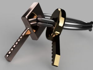 Keys 3D प्रिंट मॉडल