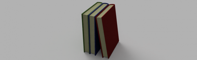 Books 3D 打印模型 .c4d .max .obj .3ds .fbx .stl .blend 