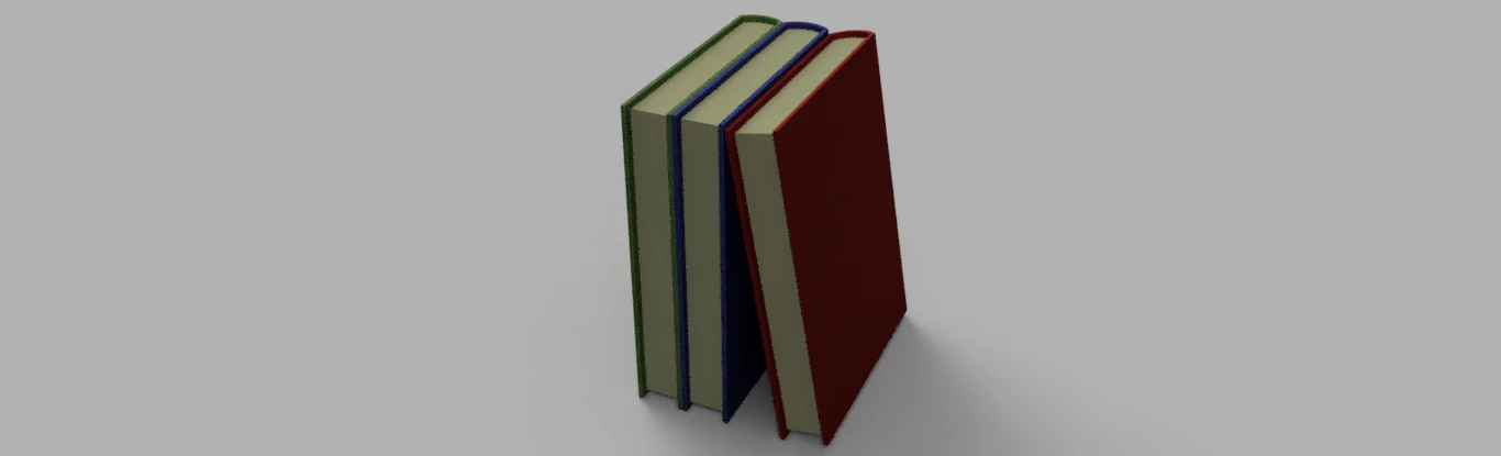 Books 3D Print Model .c4d .max .obj .3ds .fbx .stl .blend 