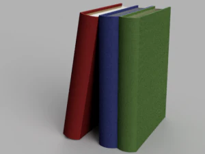 Books 3D Print Model
