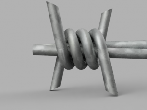 Barbed wire 3D प्रिंट मॉडल