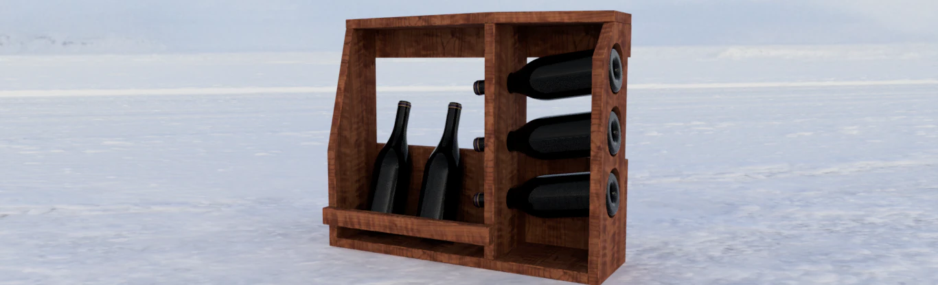 puesto de vino Modelo de impresión 3D .c4d .max .obj .3ds .fbx .stl .blend 