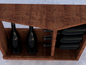 Wine stand Modèles 3D en vedette