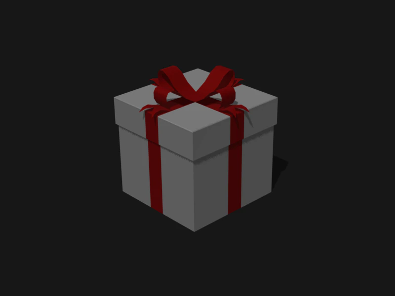 gift box 3D Model .c4d .max .obj .3ds .fbx .stl .blend 