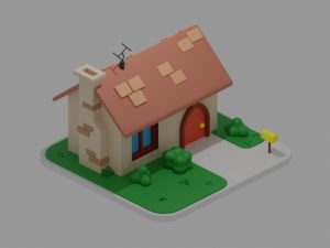 house Modèle 3D
