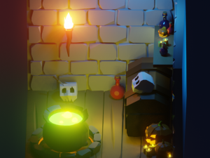 witchs lair Modelo 3D