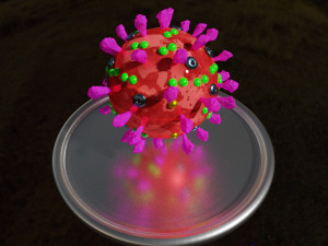 covid-19sars-cov-2 3D Model