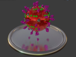 covid-19sars-cov-2 3D Model