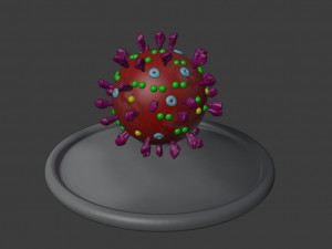 covid-19sars-cov-2 3D Model