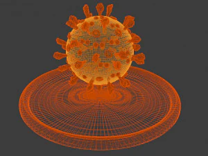 covid-19sars-cov-2 3D Model