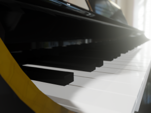 piano yamaha Modelo 3D