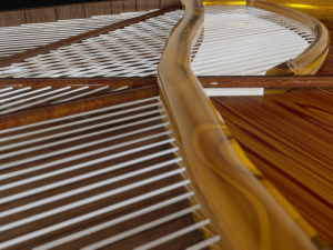 piano yamaha Modelo 3D