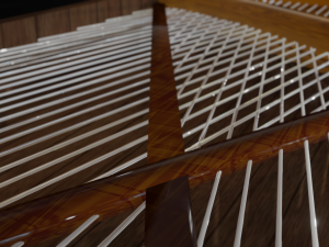 piano yamaha Modelo 3D