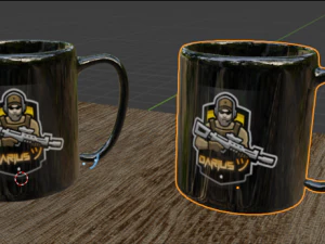 чашка кофе 3D Модель