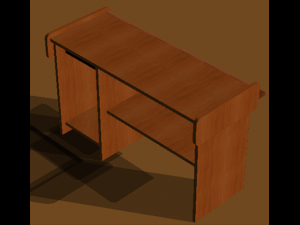 office desk Modelo 3D