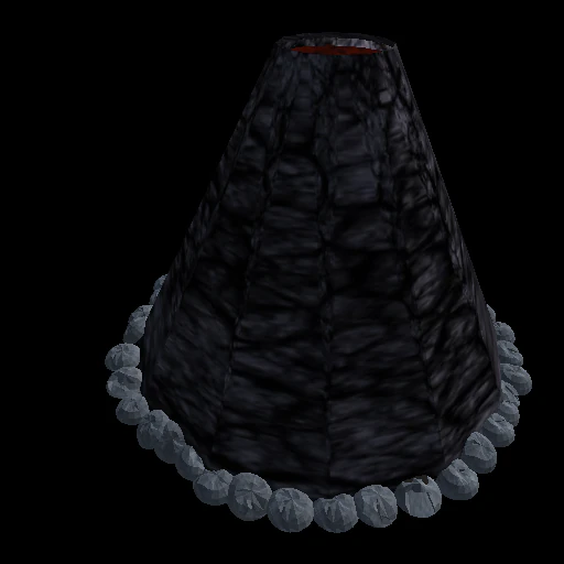 volcano 3D Model .c4d .max .obj .3ds .fbx .stl .blend 