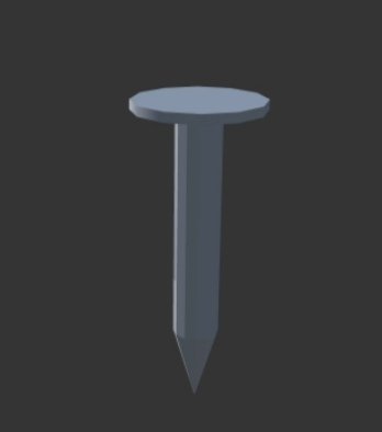 nail Modelo 3D .c4d .max .obj .3ds .fbx .stl .blend 