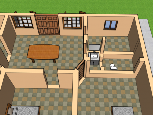 premade house 3D Model