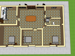 premade house 3D Model