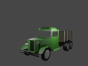 Gaz-aaa 3D Modell