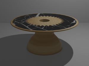 round table 3D मॉडल