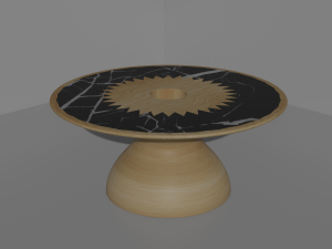 round table 3D मॉडल