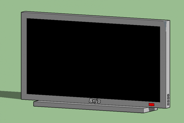 tv 3D 모델 .c4d .max .obj .3ds .fbx .stl .blend 