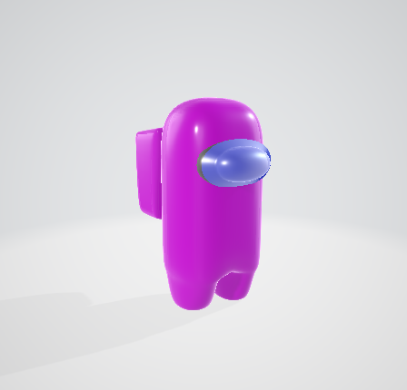 pink among us dummy 3Dプリントモデル .c4d .max .obj .3ds .fbx .stl .blend 