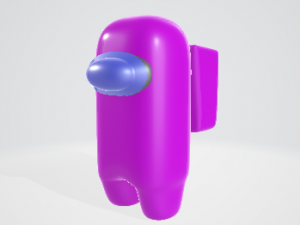 pink among us dummy 3Dプリントモデル