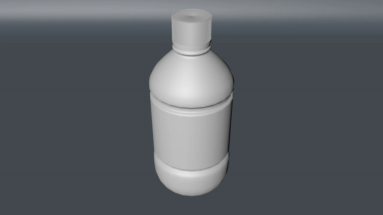 plastic bottle 3D Model .c4d .max .obj .3ds .fbx .stl .blend 