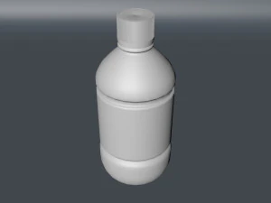 botella de plastico Modelo 3D